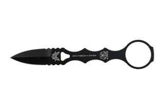 Benchmade Mini SOCP fixed skeletonized dagger features a plain edge 2.22" blade.